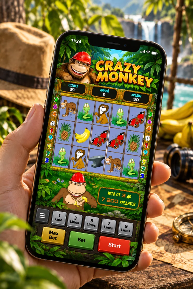 Crazy Monkey — Crazy Monkey online: игра в браузере и на телефоне