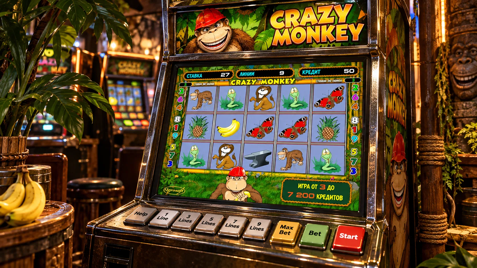 Crazy Monkey — Crazy Monkey от Igrosoft: что это за игра